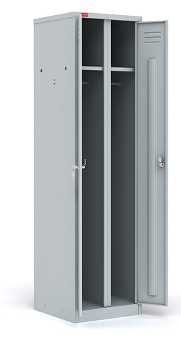 Двухсекционный металлический шкаф для одежды ШРМ-АК-500