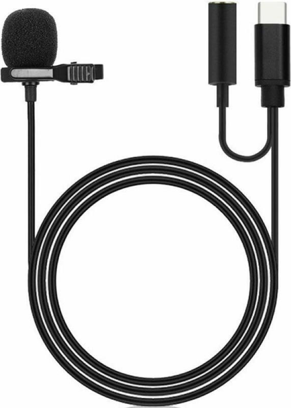 Микрофон петличный Lavalier JH-042-A, Type C, 1.5м