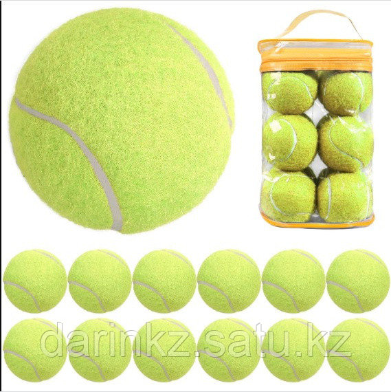 Мячи для большого тенниса 12шт - фото 1 - id-p108917002