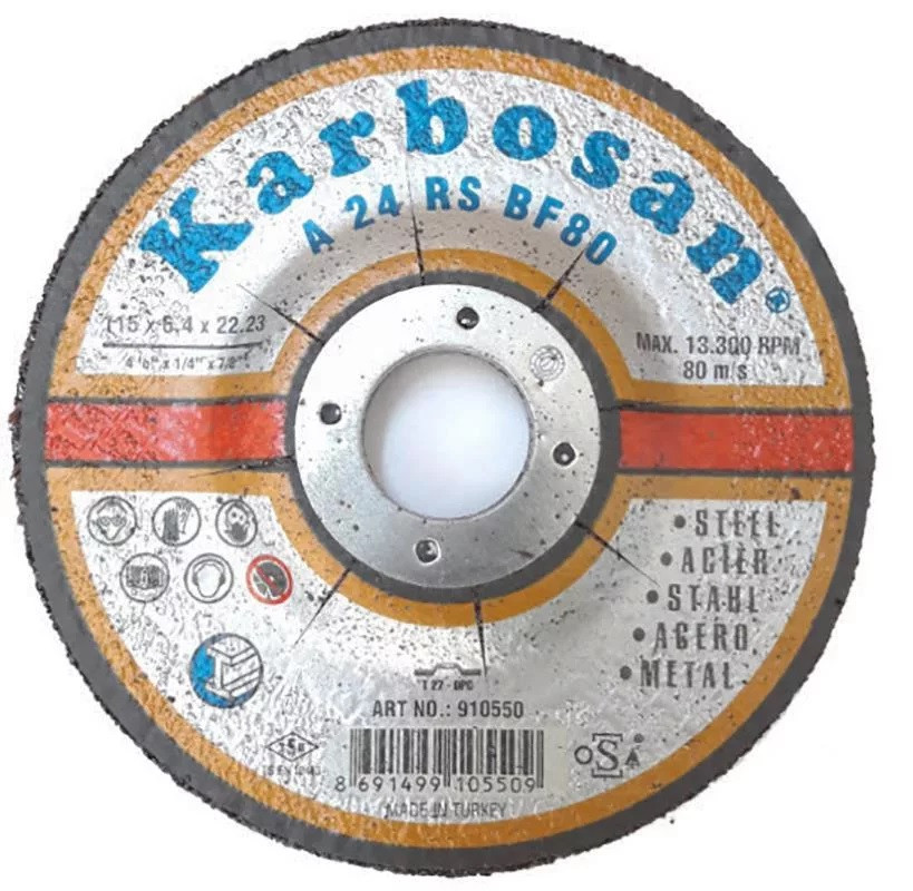 Круг зачистной 180х6.4х22 Karbosan A24RS