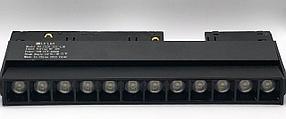 Светильник-книжка светодиодный Feron MGN300 трековый низковольтный 18W, 1620 Lm, 3000К, 30 градусов, черный