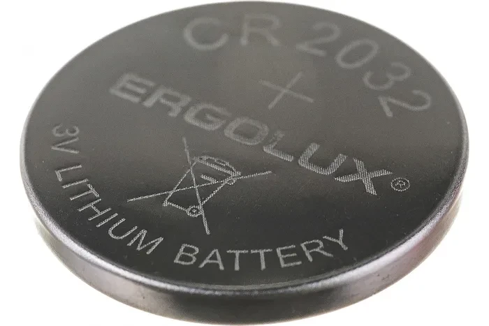 Батарейка таблетка литиевая CR2032 BL-5 3В Ergolux упаковка 5 штук - фото 3 - id-p108917333