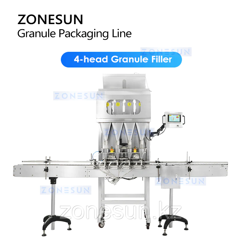 ZONESUN ZS-FAL180X10 АВТОМАТИЧЕСКАЯ ЛИНИЯ ДЛЯ ВЗВЕШИВАНИЯ ГРАНУЛ, РОЗЛИВА, УКУПОРКИ И ЭТИКЕТИРОВАНИЯ - фото 5 - id-p108917422