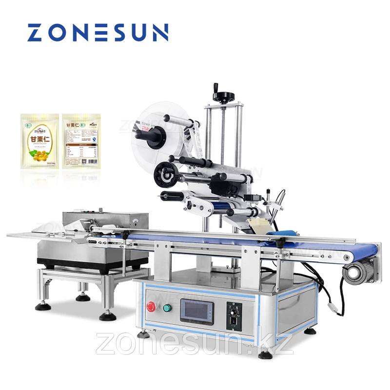 ZONESUN ZS-TB180PBF АВТОМАТИЧЕСКАЯ МАШИНА ДЛЯ ПОДКАЧКИ И ЭТИКЕТИРОВАНИЯ ПЛОСКОЙ БУМАГИ - фото 1 - id-p108918068