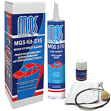Набор для вклейки стекол: клей-герметик для вклейки стёкол MQS 515 (310 мл) , праймер  15 мл, аппликатор