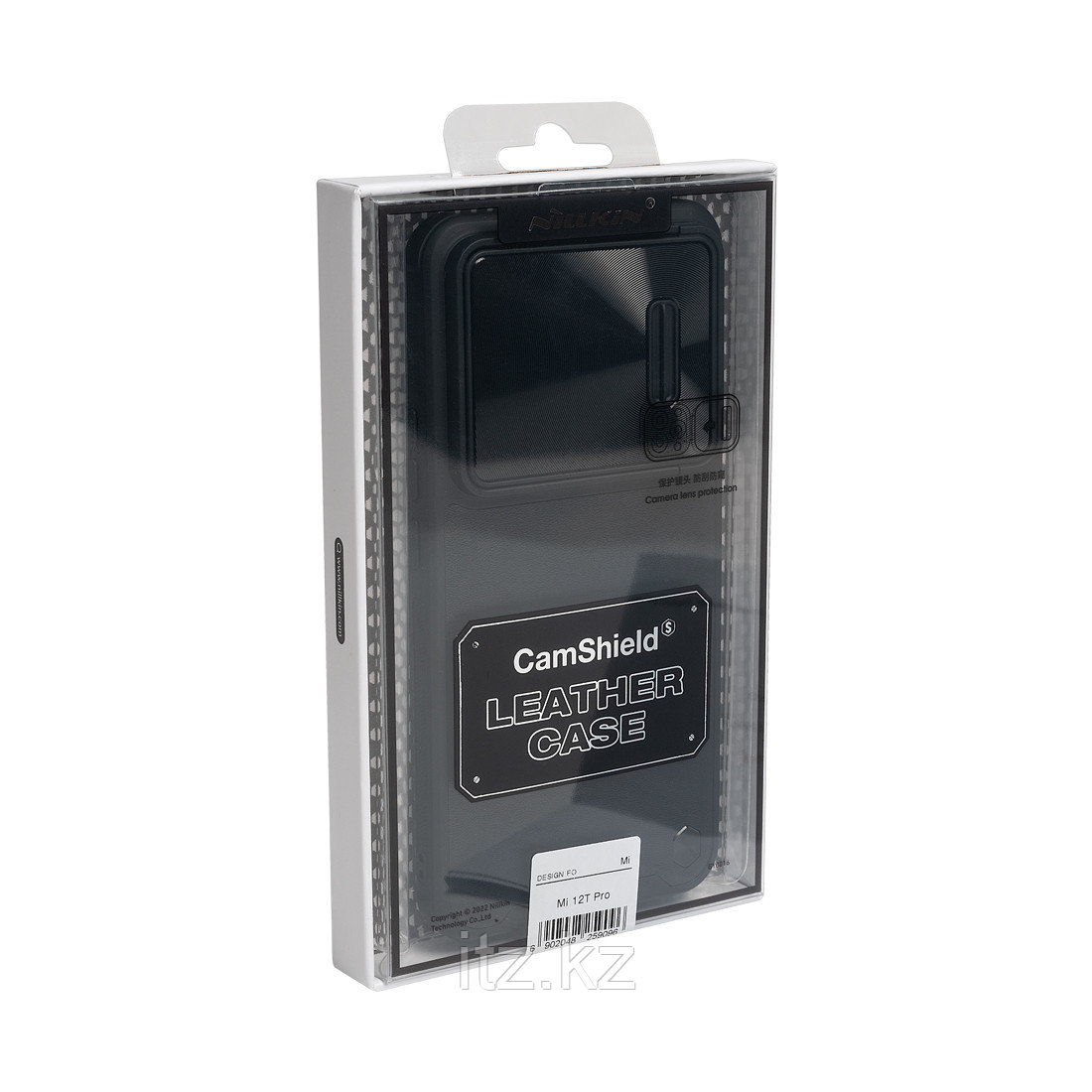 Чехол для телефона NILLKIN для Xiaomi 12T Pro CLCS-01 CamShield Leather Case S Чёрный - фото 3 - id-p108923328
