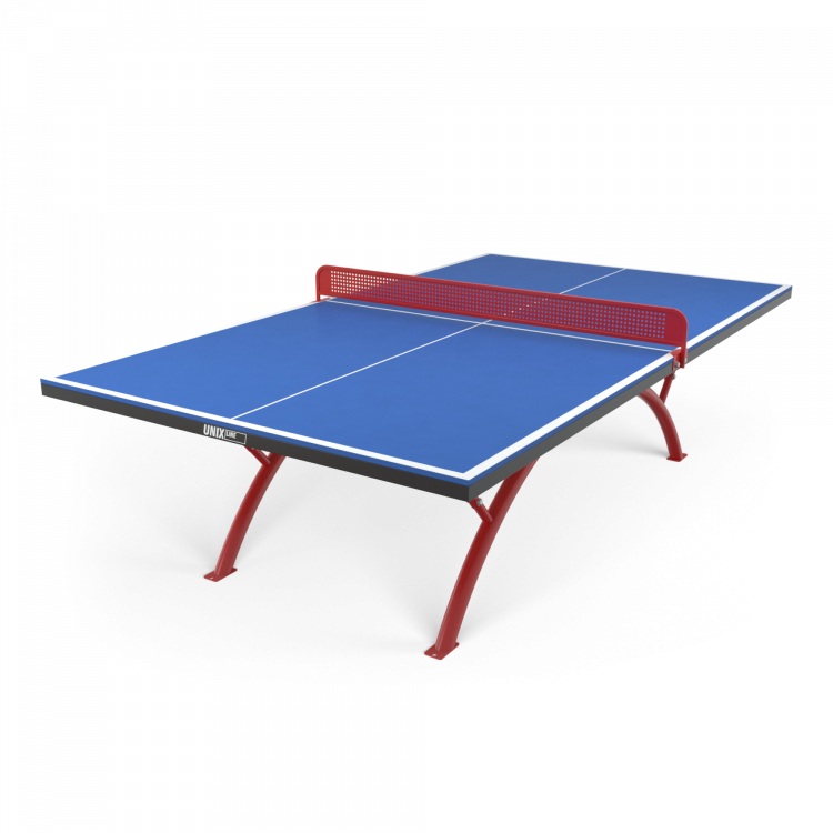 Антивандальный теннисный стол UNIX Line 14 mm SMC (Синий)
