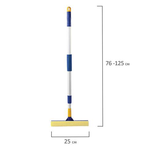 Окномойка LAIMA, алюминиевая телескопическая ручка 75-135 см - фото 4 - id-p108926919