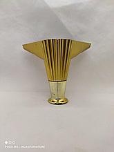 Мебельная ножка пластиковая Nemir высота 12см золото цвет