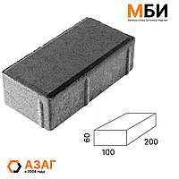 Брусчатка  «Прямоугольник» АЗАГ» с долговечным покрытие. Гарантия 2 года