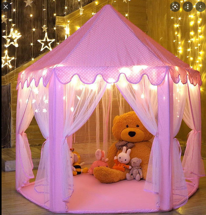 Палатка детская игровая розовая KRUZZEL 6104 - фото 1 - id-p108932712