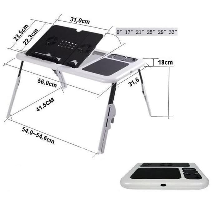 E-TABLE подставка столик для ноутбука с охлаждением - фото 2 - id-p108928830