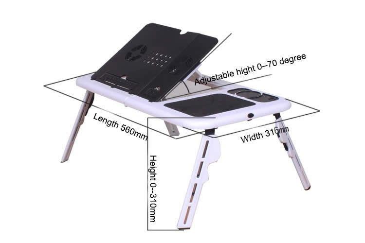 E-TABLE подставка столик для ноутбука с охлаждением - фото 6 - id-p108928830