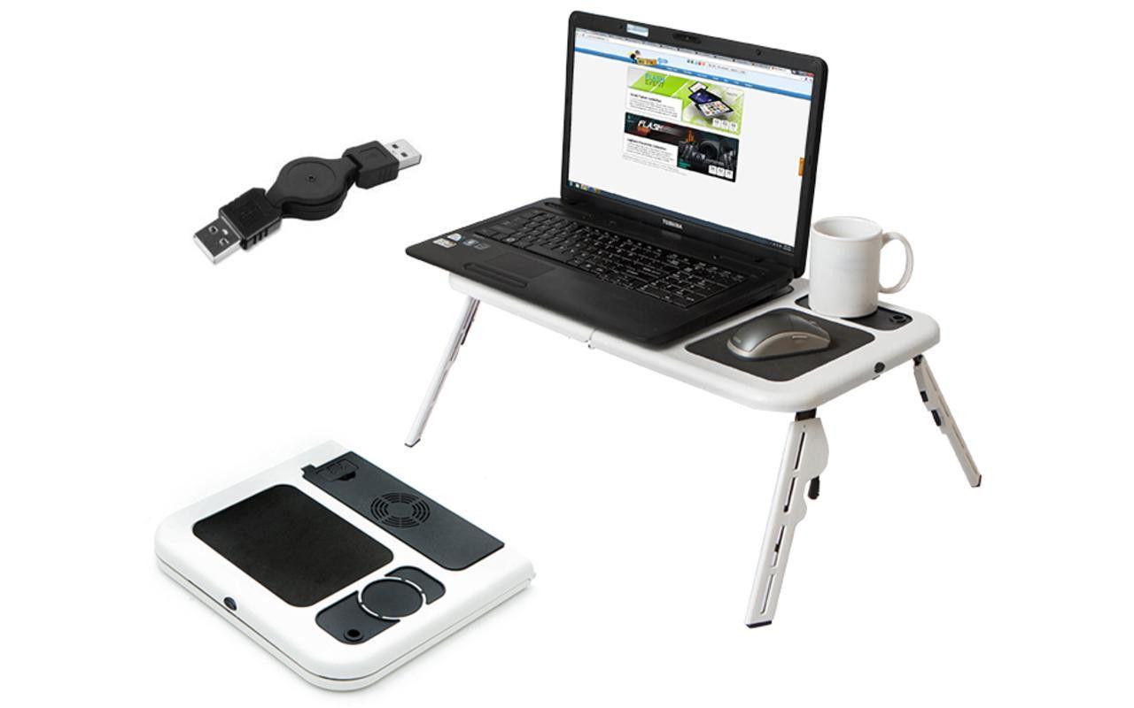 E-TABLE подставка столик для ноутбука с охлаждением - фото 10 - id-p108928830