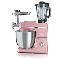 Кухонный комбайн 1500 Вт розовый HEINRICH'S HKM 8083 ROSA Германия