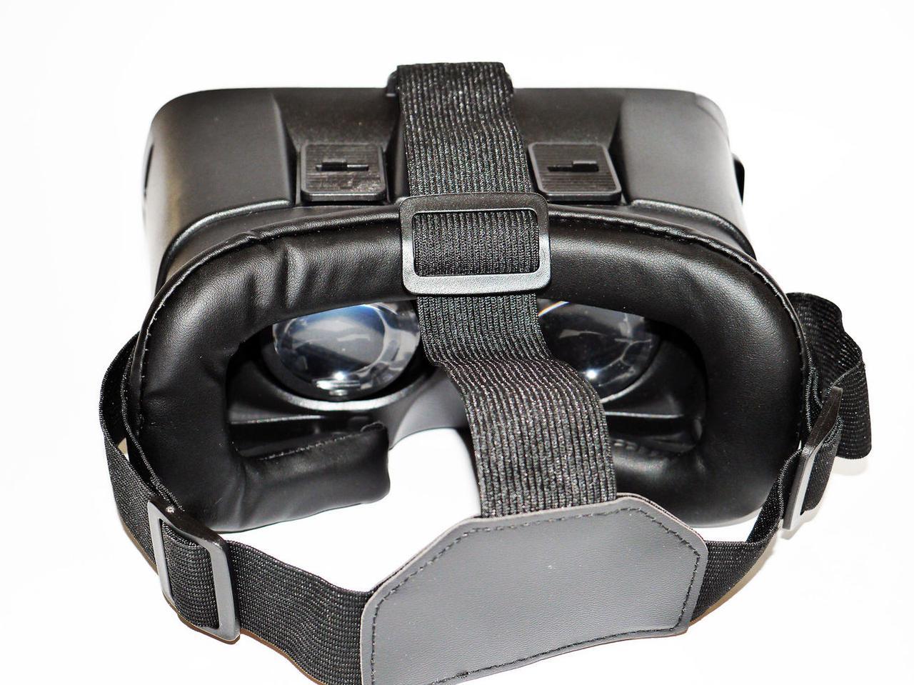 Очки виртуальной реальности VR Box 3D Glasses белые с пультом - фото 4 - id-p108928873