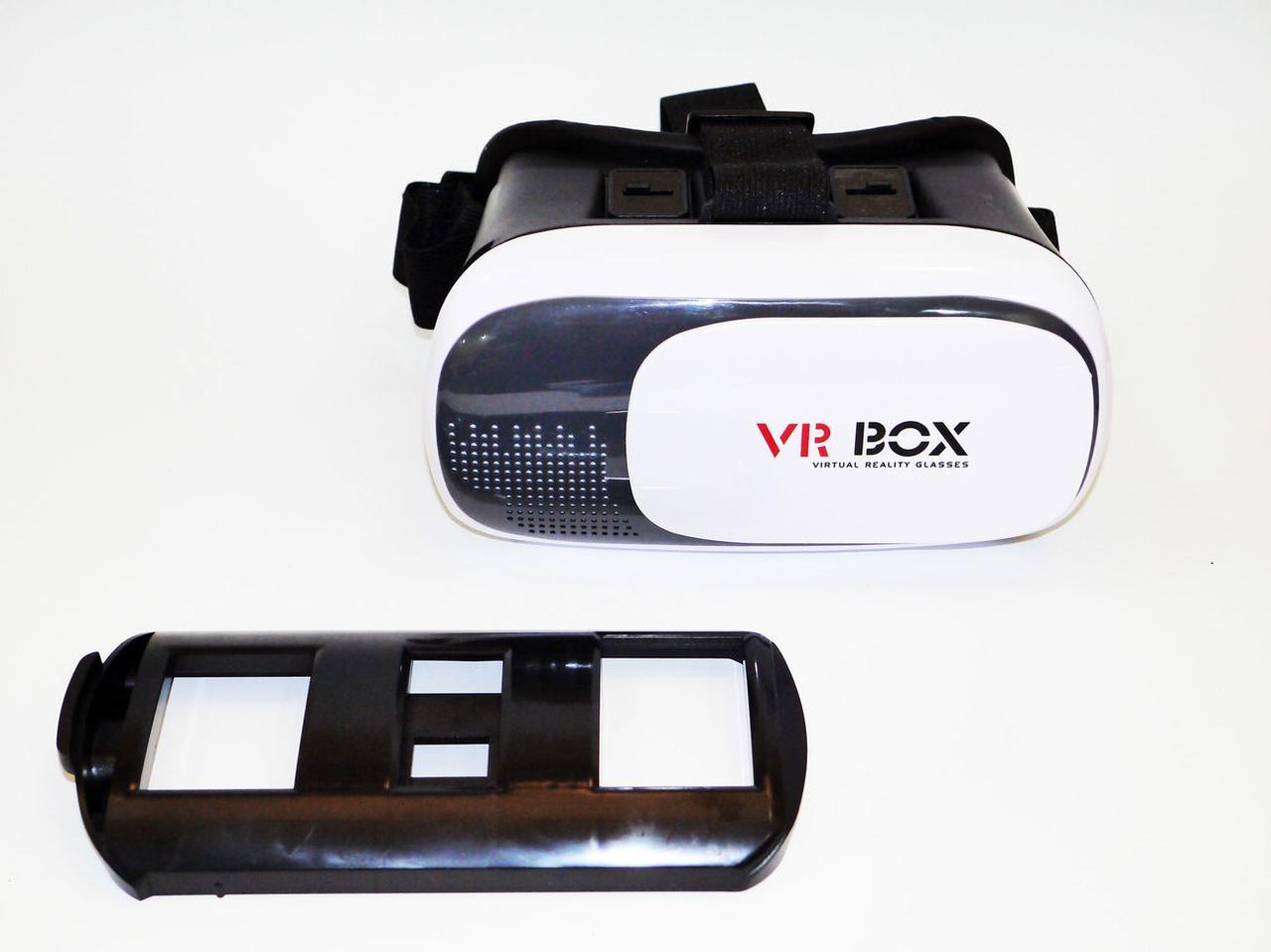 Очки виртуальной реальности VR Box 3D Glasses белые с пультом - фото 8 - id-p108928873