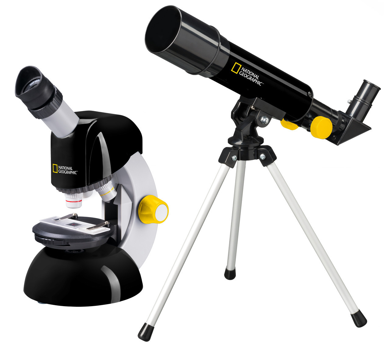 Микроскоп National Geographic Junior 40x-640x + Телескоп 50/360 (9118400) - фото 1 - id-p108930814