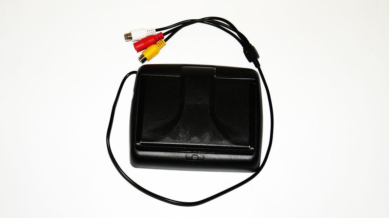 Складной ЖК-монитор для камеры заднего вида 4.3 дюйма цветной 2 видеовыхода - фото 5 - id-p108928938