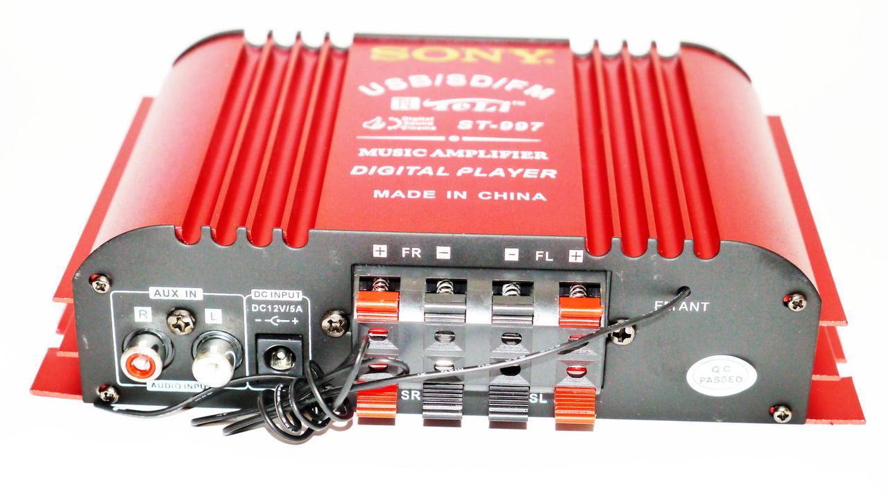Автомобильный усилитель звука Sony ST-997 автомобильный 4-канальный - фото 7 - id-p108928945