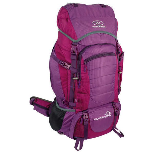 Рюкзак туристический Highlander Expedition 60w Purple - фото 1 - id-p108930879