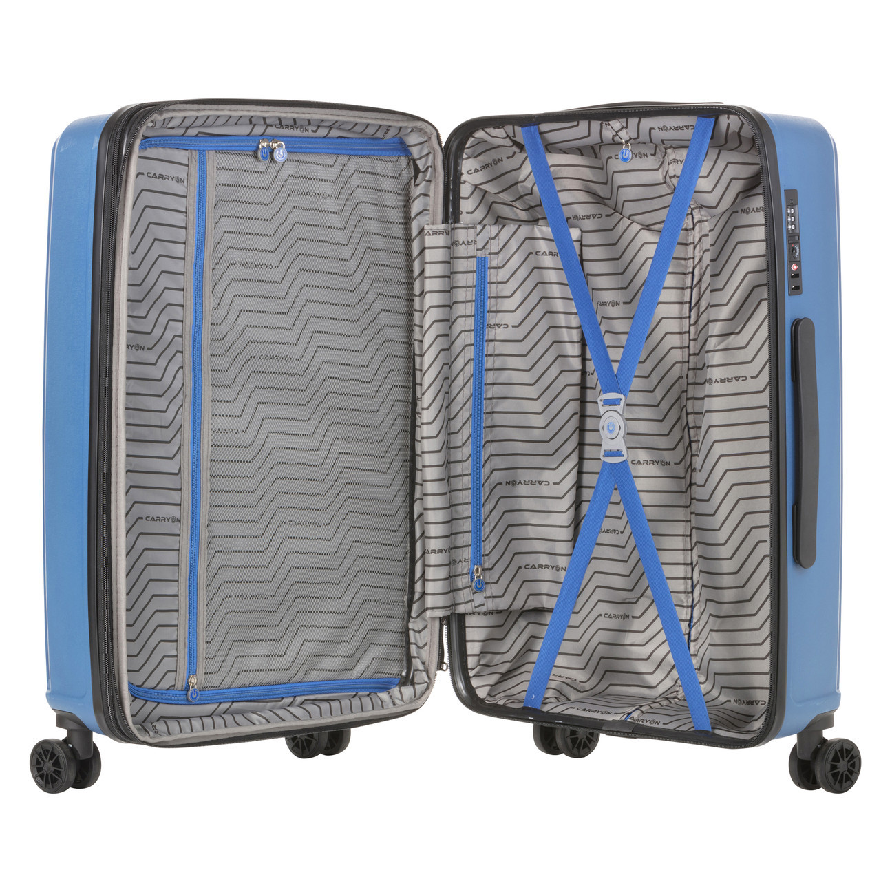 Чемодан CarryOn Transport (M) Blue Jeans (502408) - фото 4 - id-p108929955