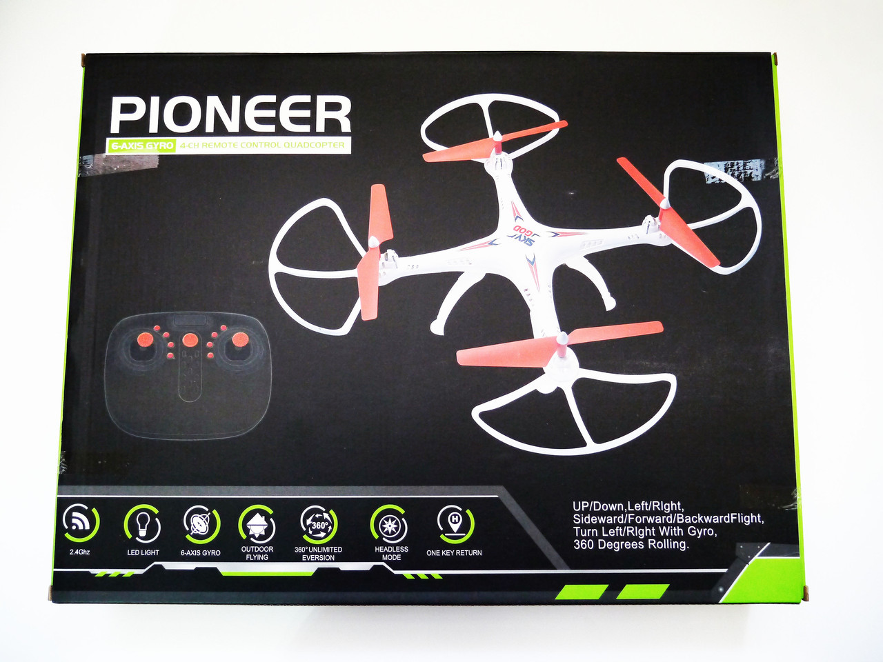 Радиоуправляемый квадрокоптер дрон Pioneer CD622 c WiFi камерой - фото 6 - id-p108928057