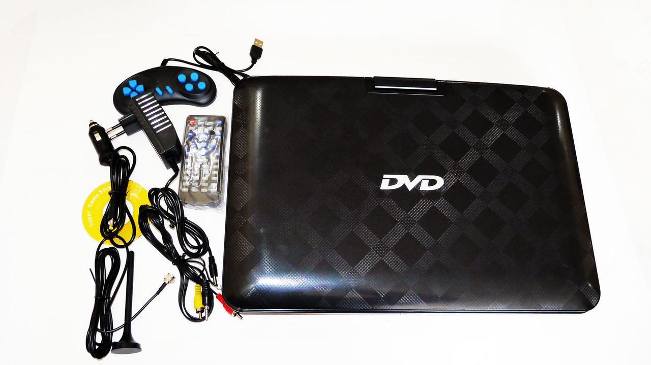 15,6" DVD Opera 1680 Портативный DVD-проигрыватель с Т2 TV USB SD - фото 4 - id-p108929003