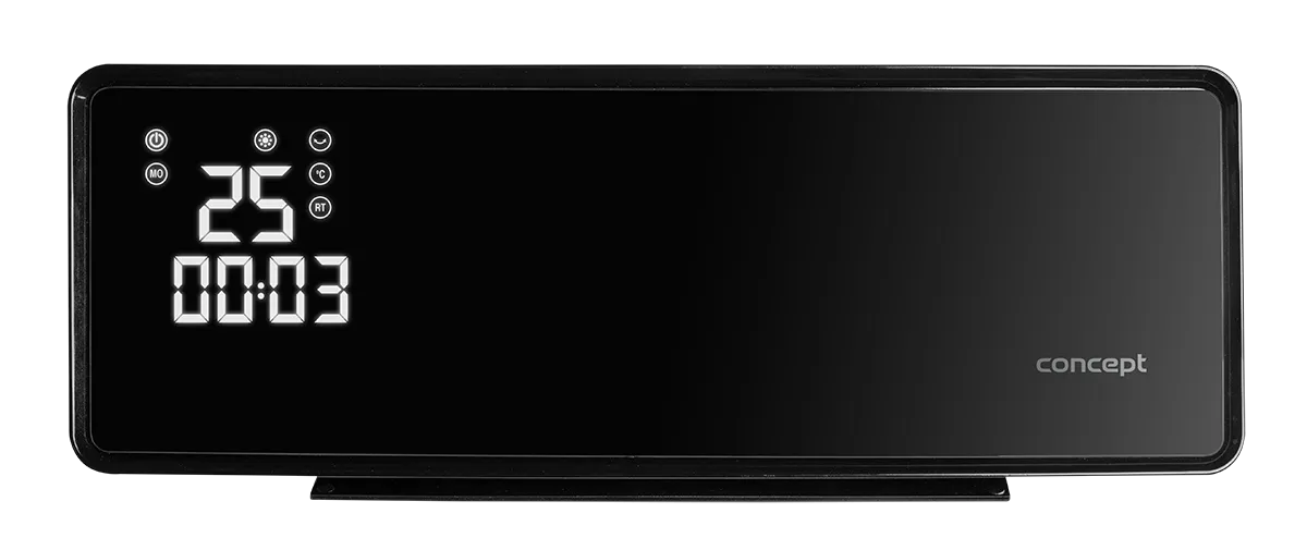 Настенный керамический обогреватель Concept QH4001 черный Чехия - фото 1 - id-p108932894