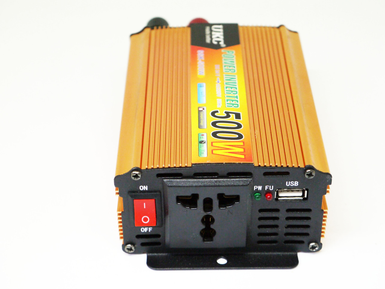 Инвертор UKC 500W 24V Преобразователь тока AC/DC Gold - фото 5 - id-p108928071