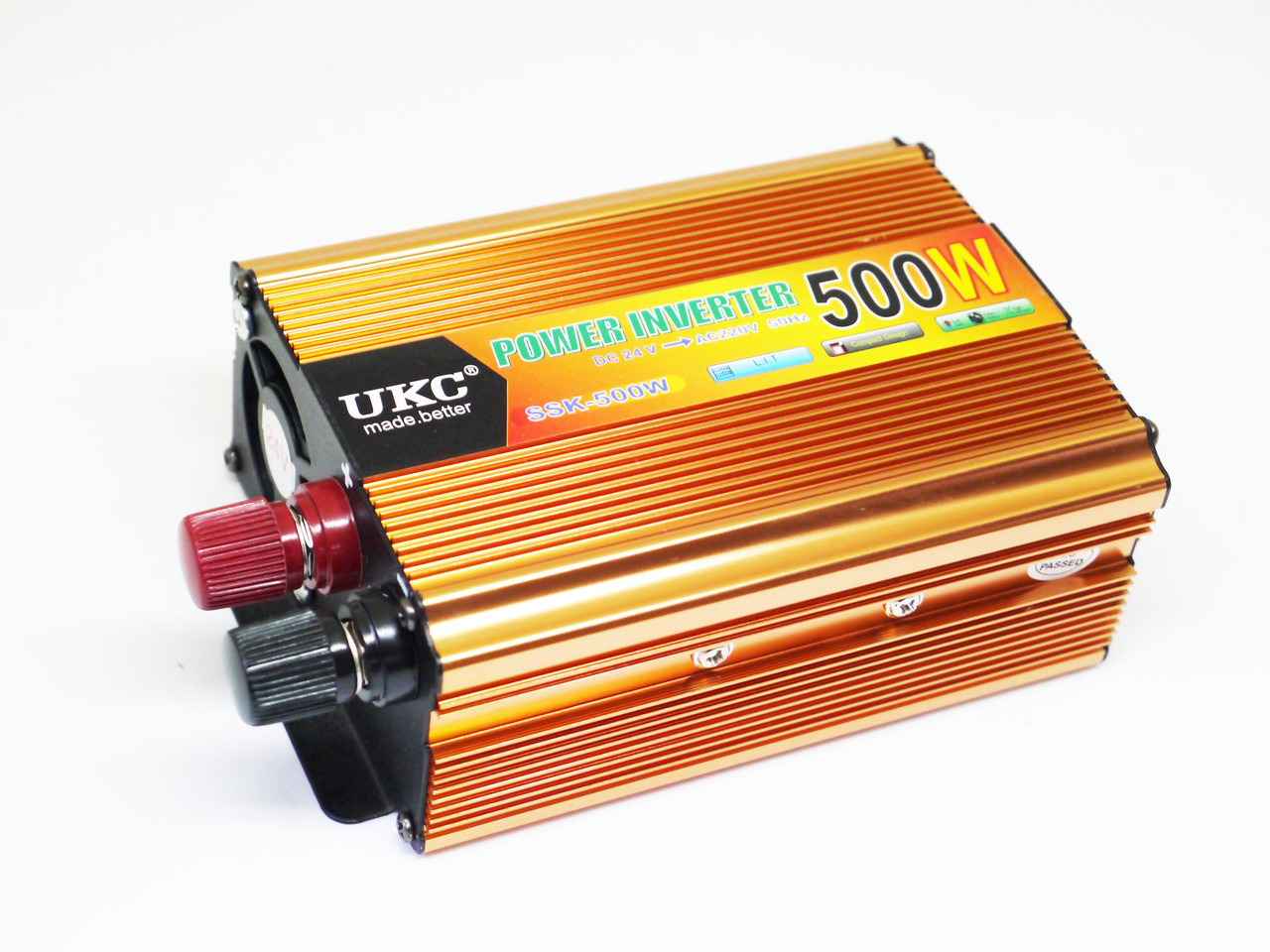 Инвертор UKC 500W 24V Преобразователь тока AC/DC Gold - фото 8 - id-p108928071