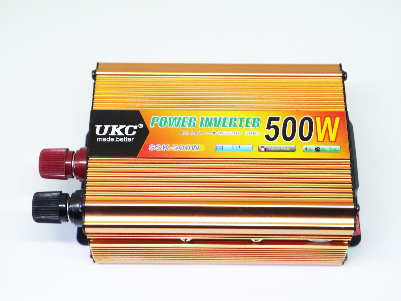 Инвертор UKC 500W 24V Преобразователь тока AC/DC Gold - фото 9 - id-p108928071