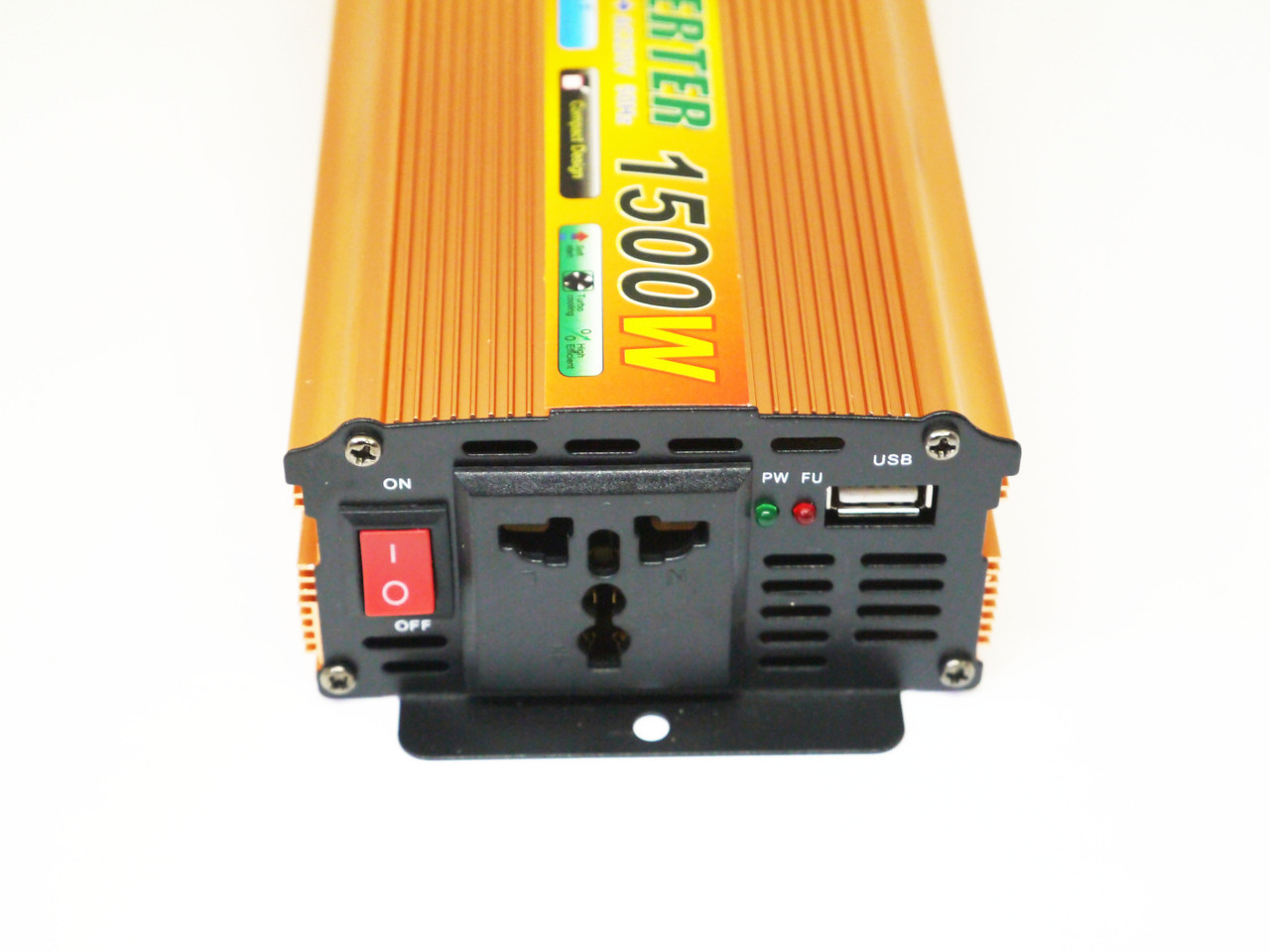 Инвертор UKC 1500W 24V Преобразователь тока AC/DC Gold - фото 4 - id-p108928072