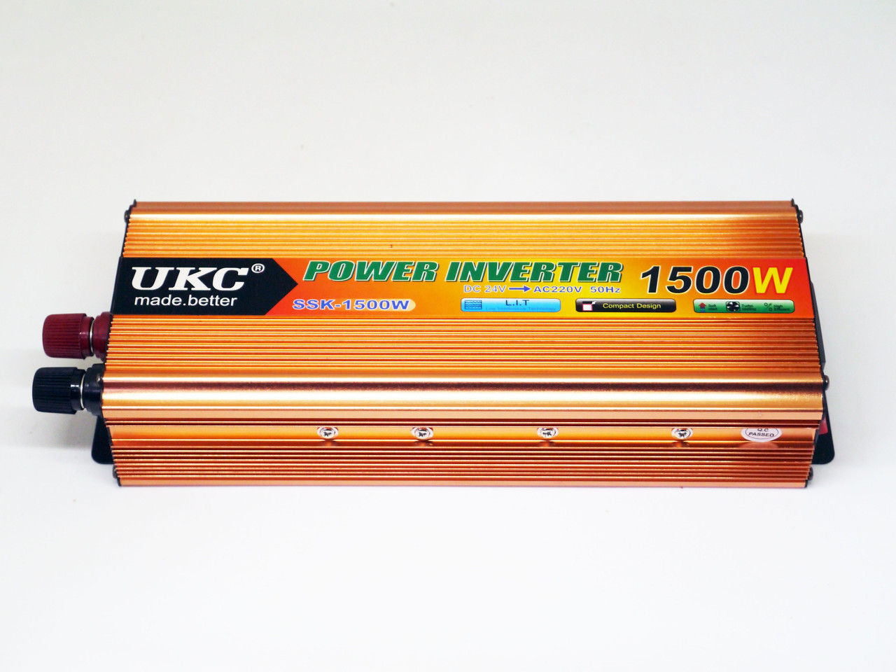 Инвертор UKC 1500W 24V Преобразователь тока AC/DC Gold - фото 7 - id-p108928072
