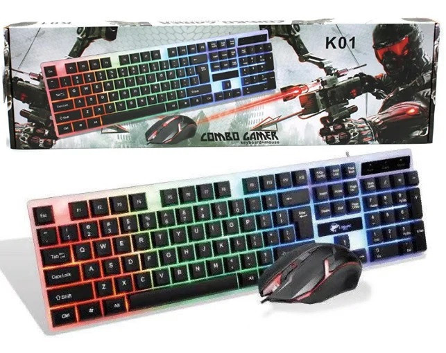 Клавиатура + мышка UKC M416 LED (с подсветкой) Keyboard + Мышка - фото 1 - id-p108928084