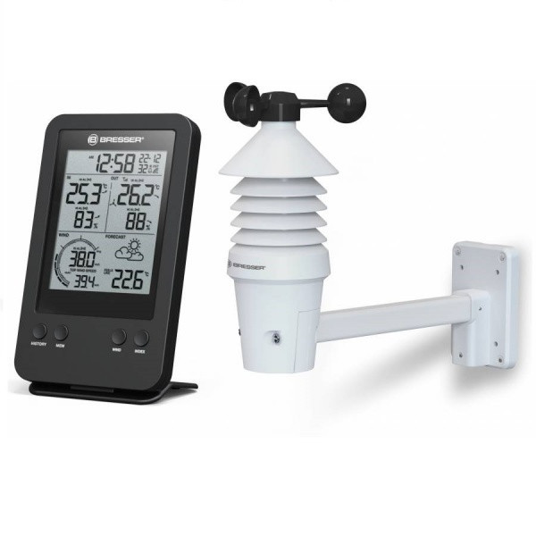 Метеостанция Bresser 3-in-1 Profi Wind Gauge Black (7002531) - фото 1 - id-p108932916