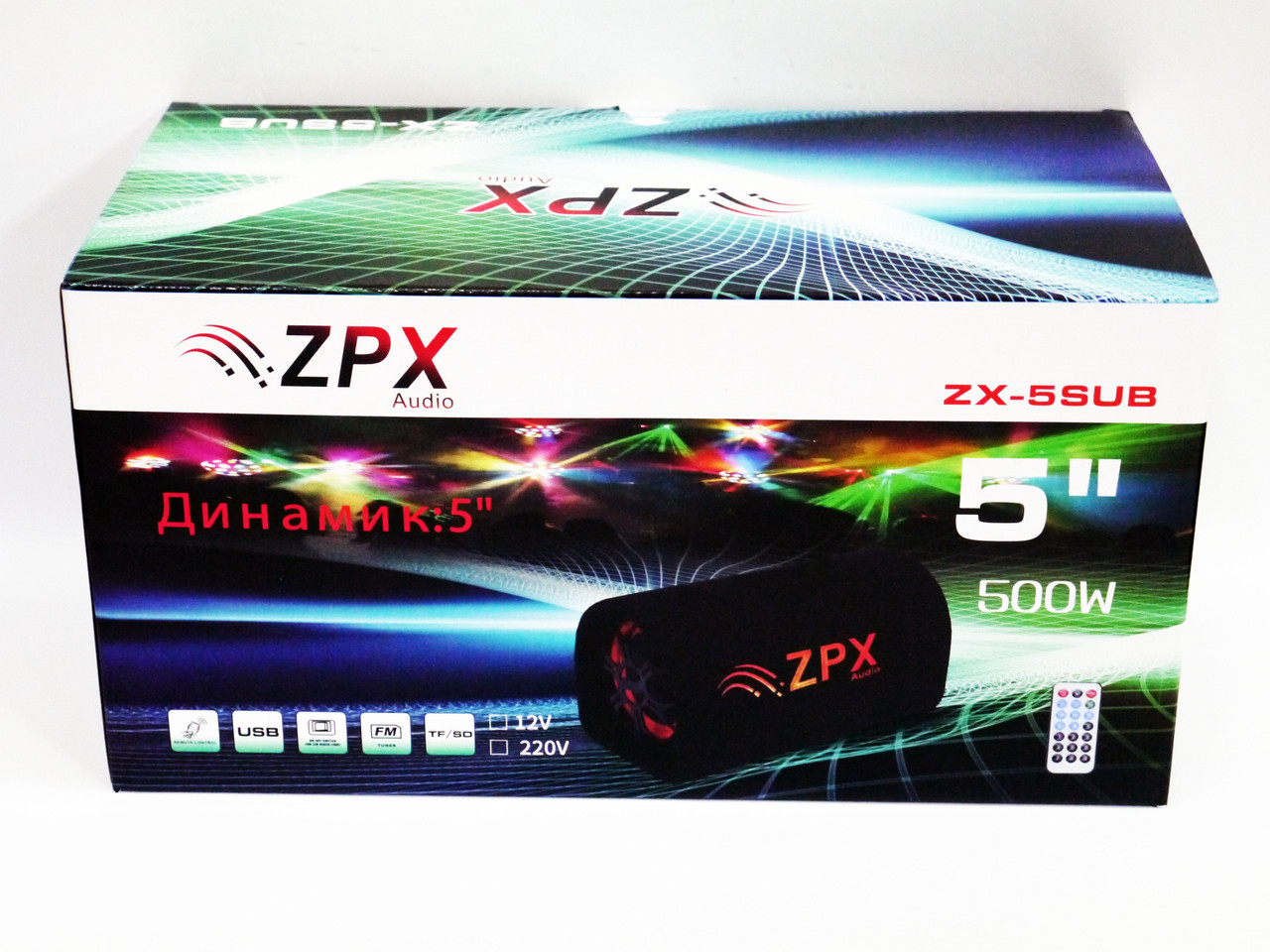 5" Активный сабвуфер бочка ZPX 150Вт + Bluetooth - фото 9 - id-p108928106