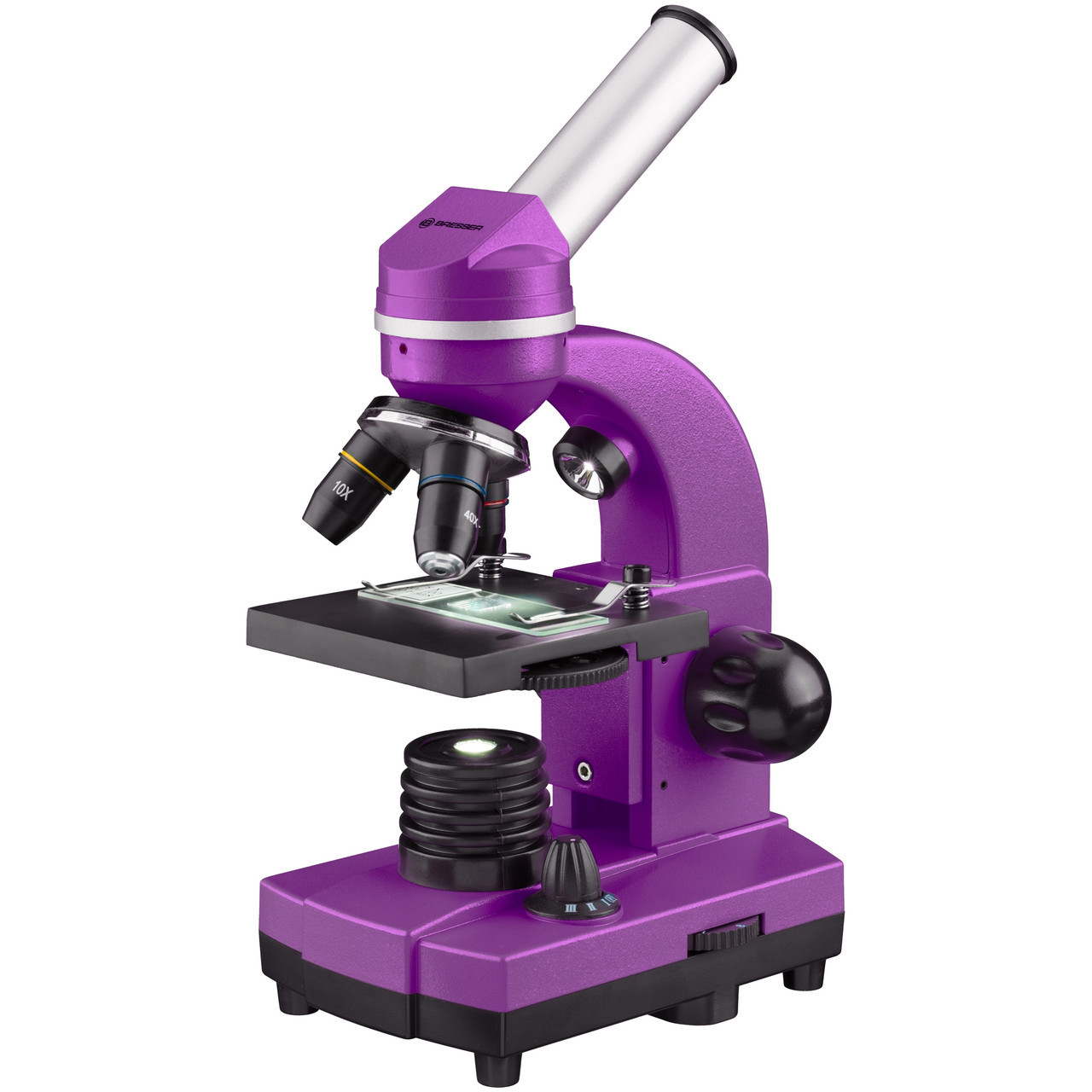 Микроскоп Bresser Biolux SEL 40x-1600x Purple с адаптером для смартфона (8855600TJ5000) - фото 2 - id-p108930044