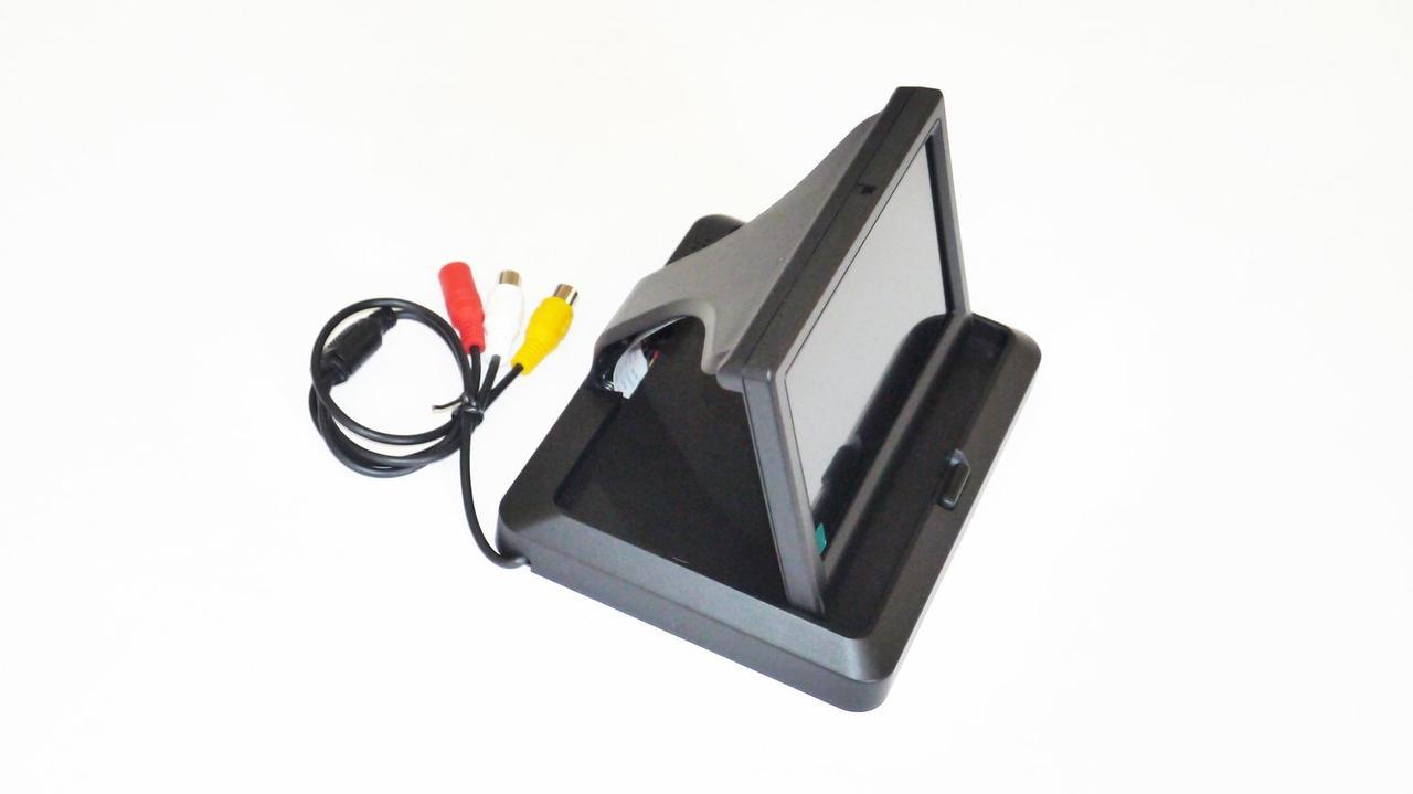 Складной ЖК-монитор для камеры заднего вида 5 дюймов цветной 2 видеовыхода - фото 7 - id-p108929064