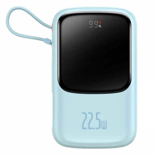 Повербанк 20000 мАч 22.5Вт USB Type-C голубой Baseus Qpow PPQD030103 - фото 1 - id-p108933930