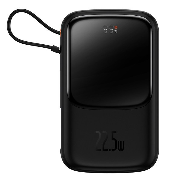 Повербанк 20000 мАч 22.5Вт USB Type-C черный Baseus Qpow PPQD040101 - фото 1 - id-p108933931