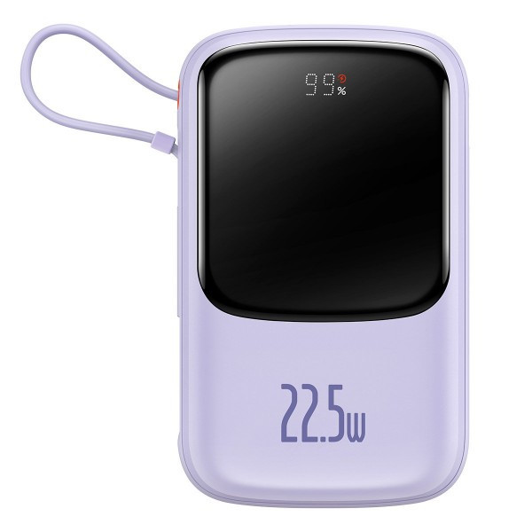 Повербанк 20000 мАч 22.5Вт USB Type-C фиолетовый Baseus Qpow PPQD030105 - фото 1 - id-p108933932