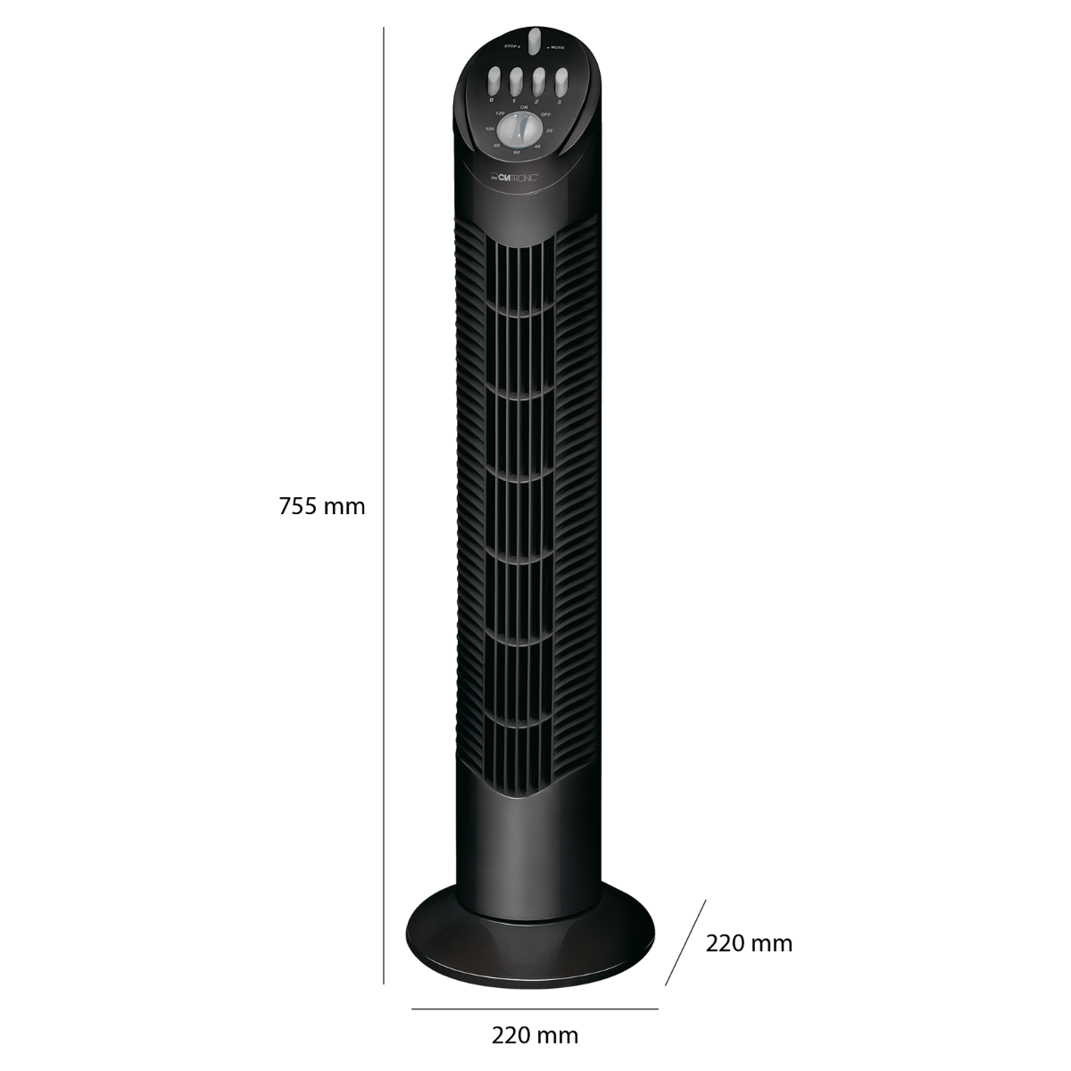 Колонный вентилятор Clatronic T-VL 3546 Германия - фото 5 - id-p108928142