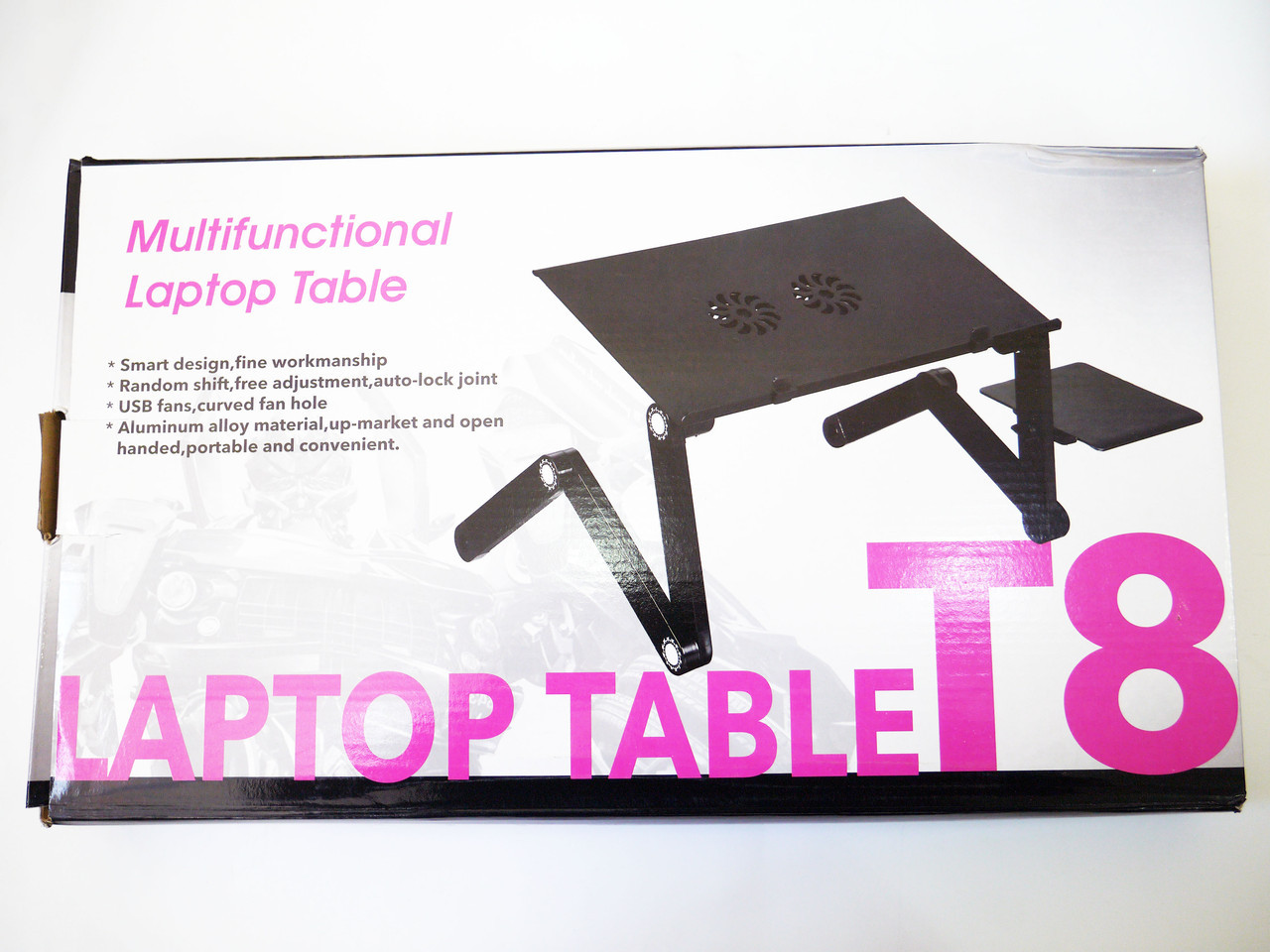 Стол для ноутбука Laptop table T8 с кулером - фото 8 - id-p108928187
