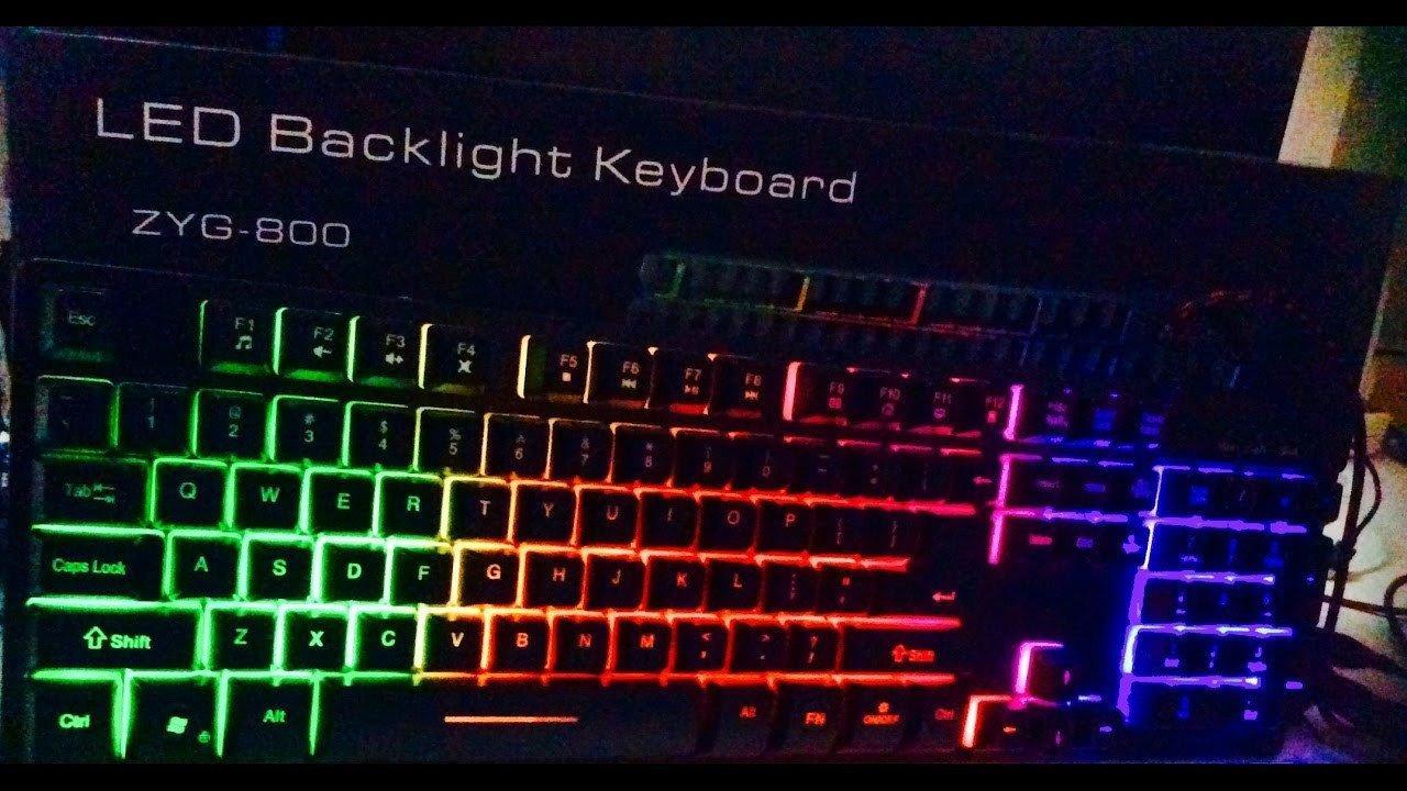 KEYBOARD ZYG 800 Клавиатура USB с подсветкой - фото 2 - id-p108929138