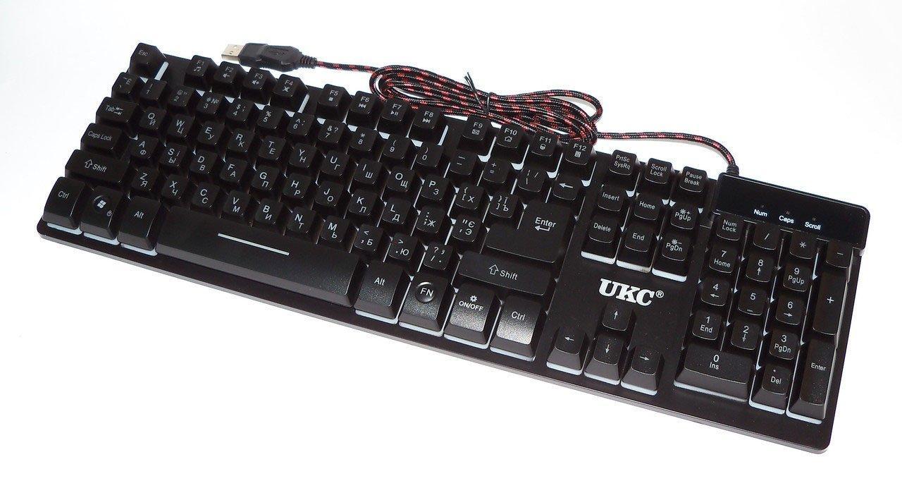 KEYBOARD ZYG 800 Клавиатура USB с подсветкой - фото 4 - id-p108929138