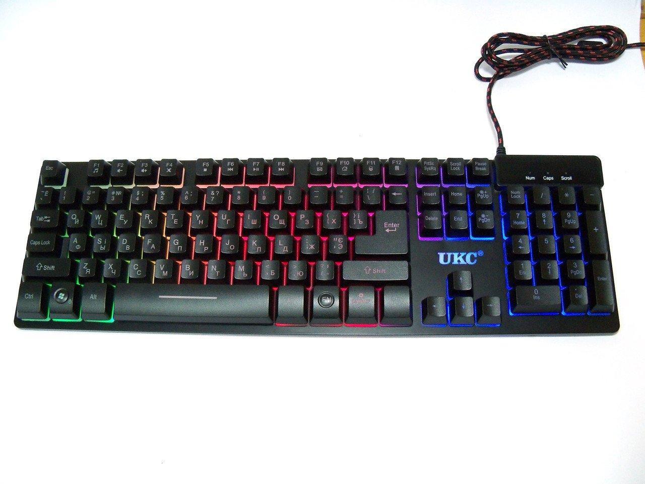 KEYBOARD ZYG 800 Клавиатура USB с подсветкой - фото 9 - id-p108929138