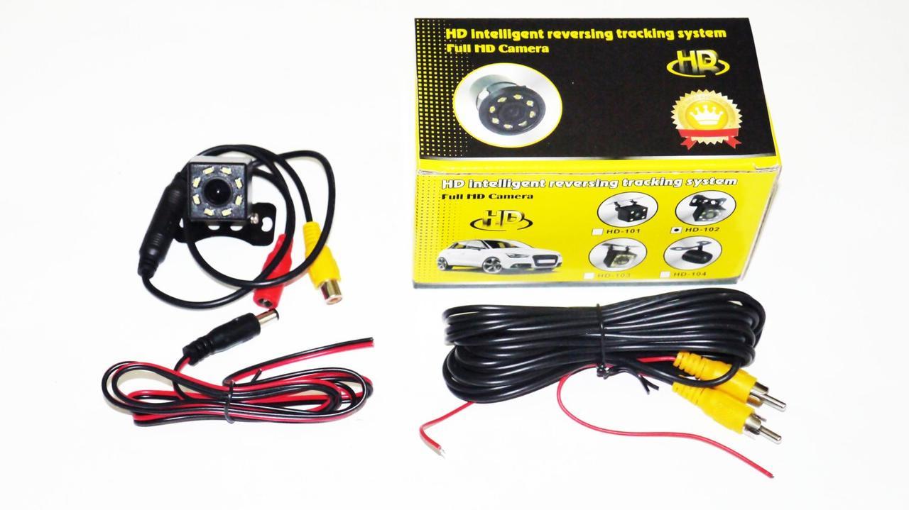 Камера заднего вида для авто 102 с подсветкой и динамической разметкой - фото 3 - id-p108929213