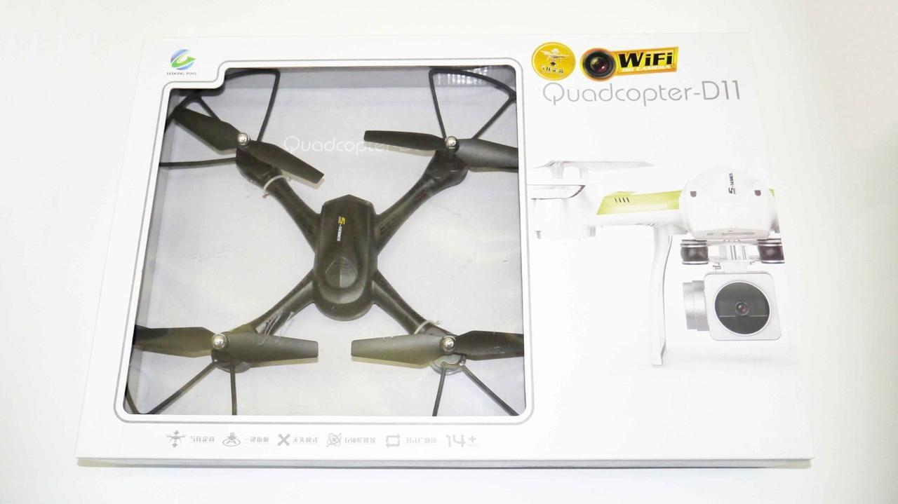 Квадрокоптер дрон D11 c WiFi камерой переворот на 360 градусов - фото 4 - id-p108929221