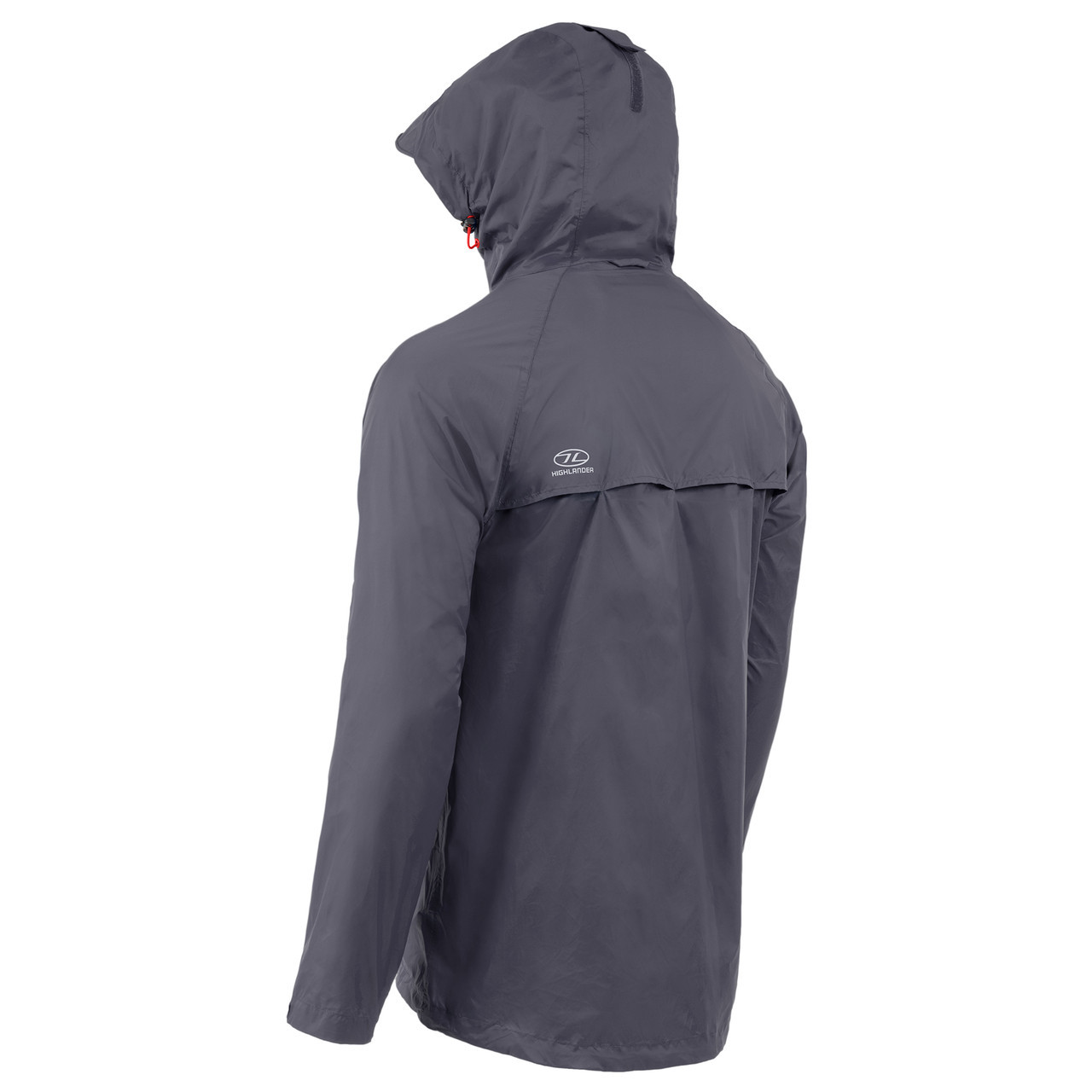 Ветровка мужская Highlander Stow & Go Pack Away Rain Jacket 6000 mm Charcoal XL (JAC077-CH-XL) - фото 3 - id-p108932192